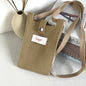 A fashionable single-shoulder bag made of wool