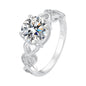 Imitation Moissanite Closed Ring