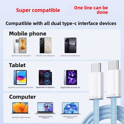 Dual C fast charging cables